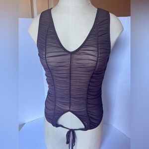 Urban Outfitters Diana Ruched convertible tank